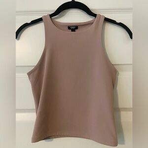 Express body contour crop tank xs